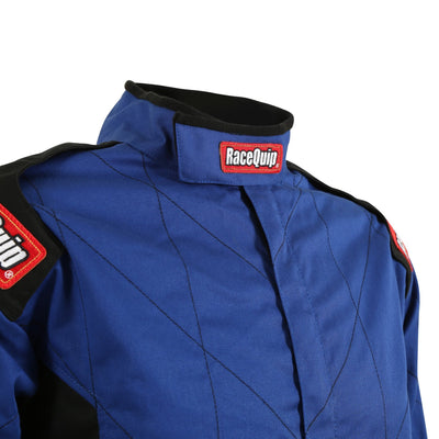 One Piece Single Layer Fire Suit Blue - Medium<br>Universal
