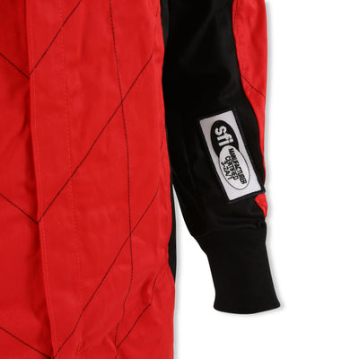 Single Layer Fire Suit Jacket Red - Medium<br>Universal