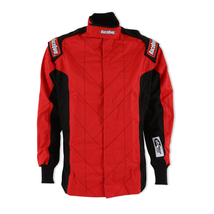 Single Layer Fire Suit Jacket Red - Medium<br>Universal