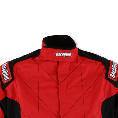 Single Layer Fire Suit Jacket Red - Medium<br>Universal