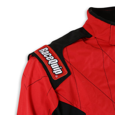 Single Layer Fire Suit Jacket Red - Medium<br>Universal