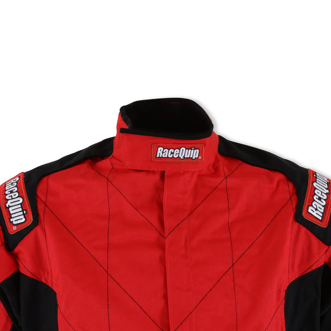 Single Layer Fire Suit Jacket Red - Large<br>Universal