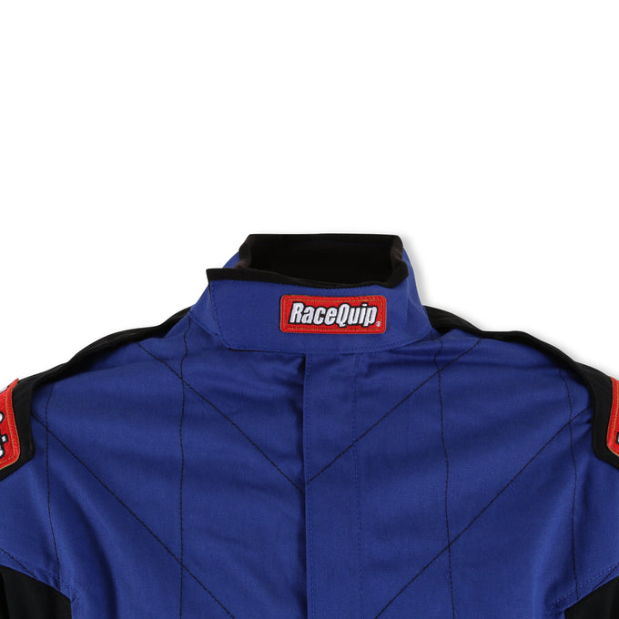 Single Layer Fire Suit Jacket Blue - Medium<br>Universal