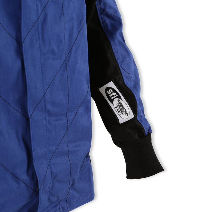 Single Layer Fire Suit Jacket Blue - Large<br>Universal