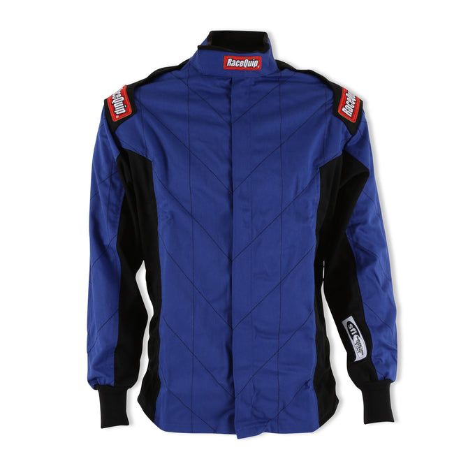 Single Layer Fire Suit Jacket Blue - 3XL<br>Universal