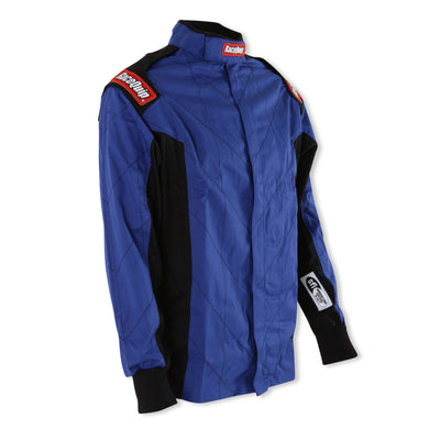 Single Layer Fire Suit Jacket Blue - 3XL<br>Universal