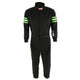 One Piece Single Layer Fire Suit w/Green Stripes - 2XL<br>Universal