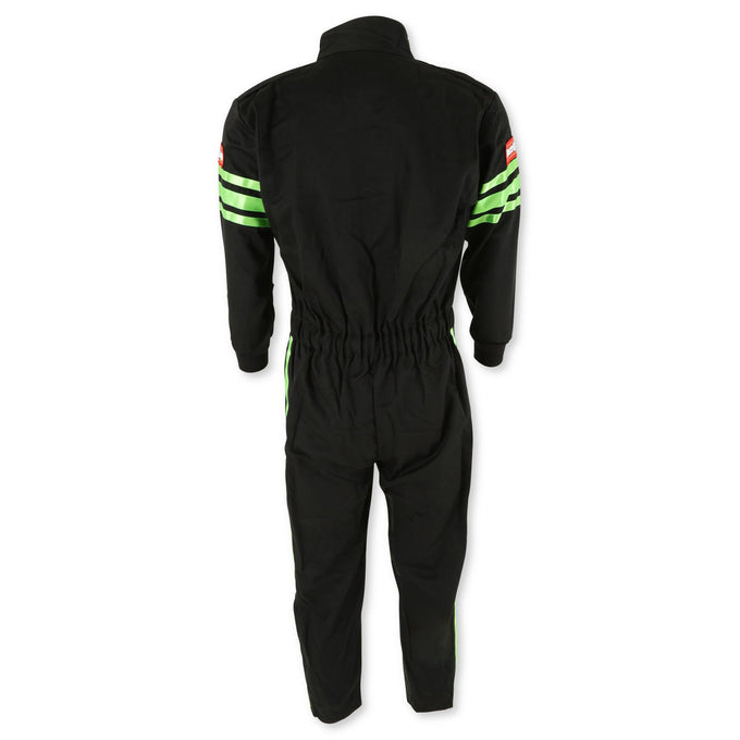 One Piece Single Layer Fire Suit w/Green Stripes - 2XL<br>Universal