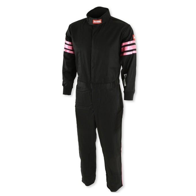 One Piece Single Layer Fire Suit w/Pink Stripes - XXS<br>Universal