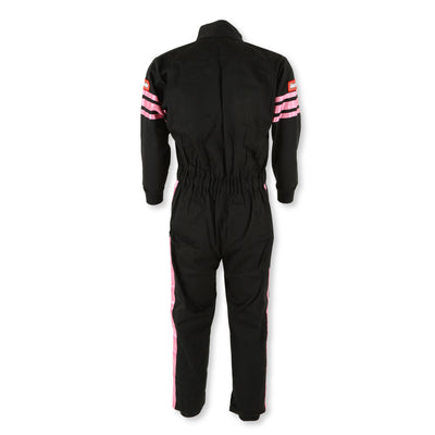 One Piece Single Layer Fire Suit w/Pink Stripes - XXS<br>Universal