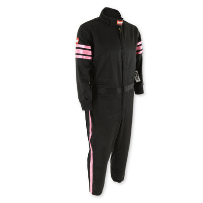 One Piece Single Layer Fire Suit w/Pink Stripes - 2XL<br>Universal