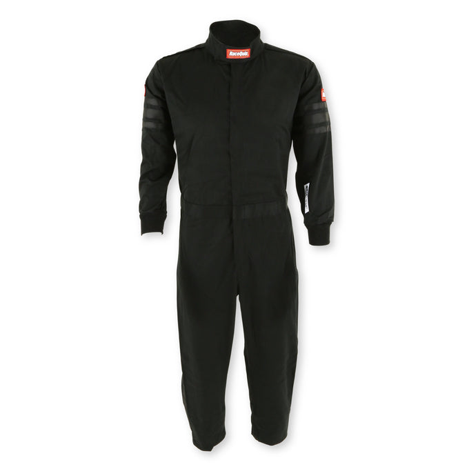 One Piece Single Layer Fire Suit w/Black Stripes - XL<br>Universal