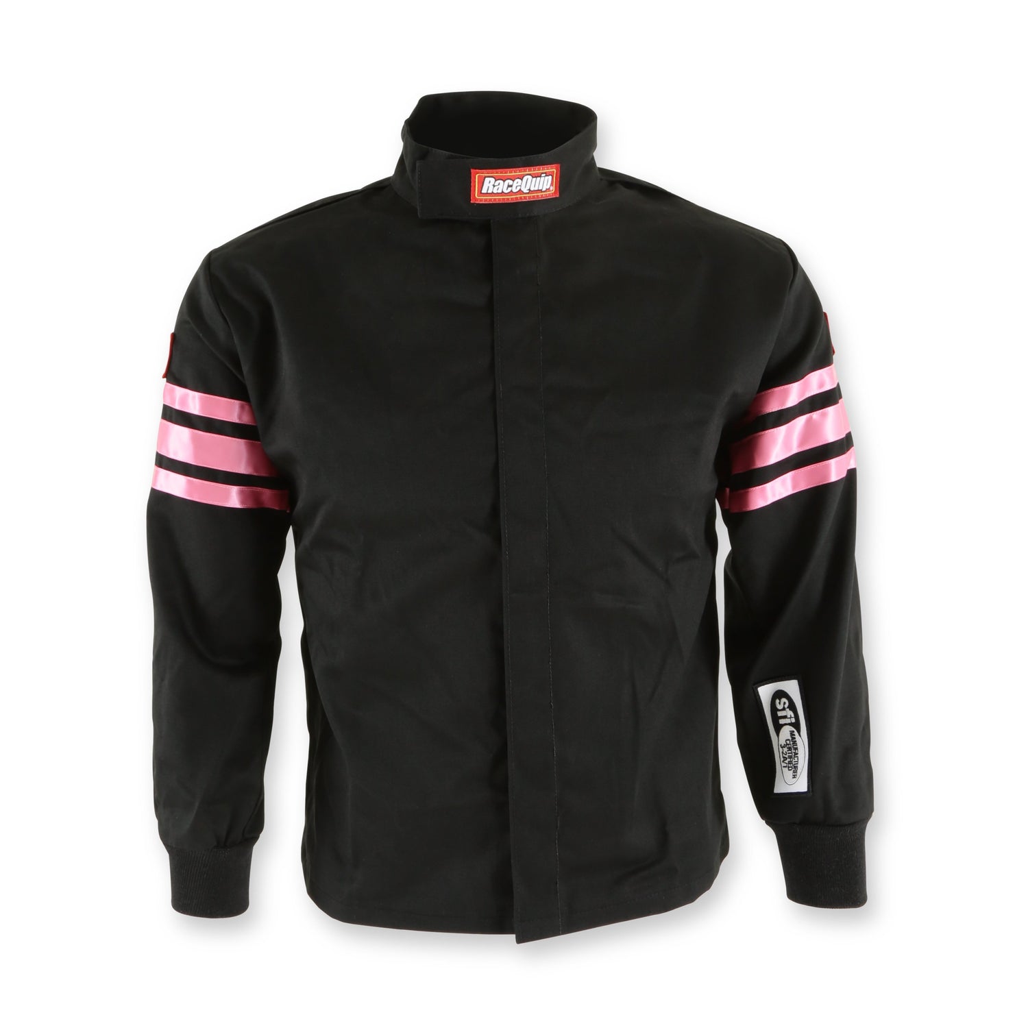 Single Layer Fire Suit Jacket w/Pink Stripes Medium<br>Universal