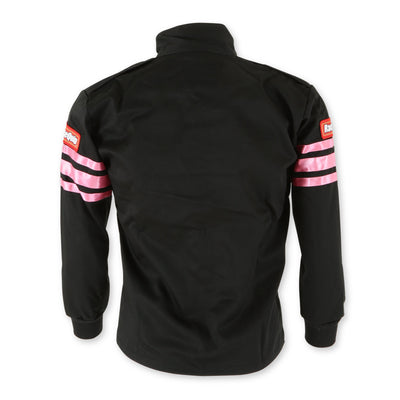 Single Layer Fire Suit Jacket w/Pink Stripes Medium<br>Universal