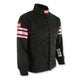 Single Layer Fire Suit Jacket Black w/Pink Stripes - L<br>Universal