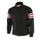 Single Layer Fire Suit Jacket Black w/Pink Stripes - L<br>Universal