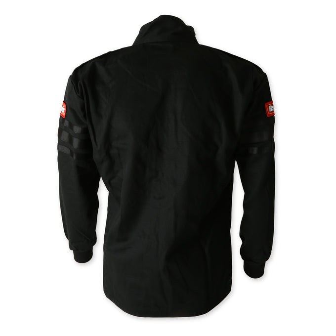 Single Layer Fire Suit Jacket w/Black Stripes Medium<br>Universal