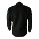 Single Layer Fire Suit Jacket Black w/Black Stripes - L<br>Universal