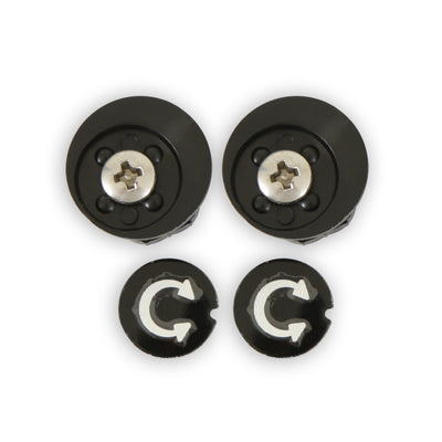 Pro Model Helmet Tear-Off Posts Black<br>Universal