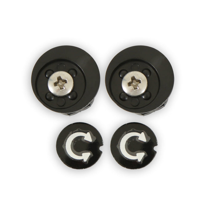 Pro Model Helmet Tear-Off Posts Black<br>Universal