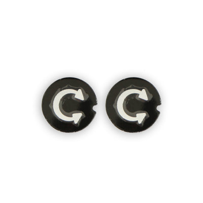 Pro Model Helmet Tear-Off Posts Black<br>Universal