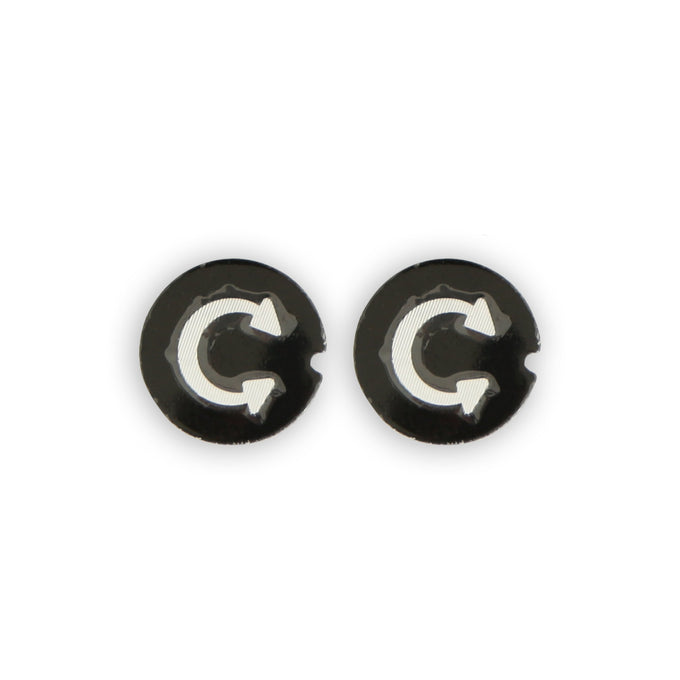 Pro Model Helmet Tear-Off Posts Black<br>Universal