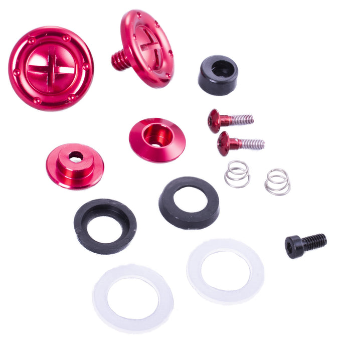 Face Shield Pivot Kit - Fits PRO & VESTA Model Helmets<br>Red