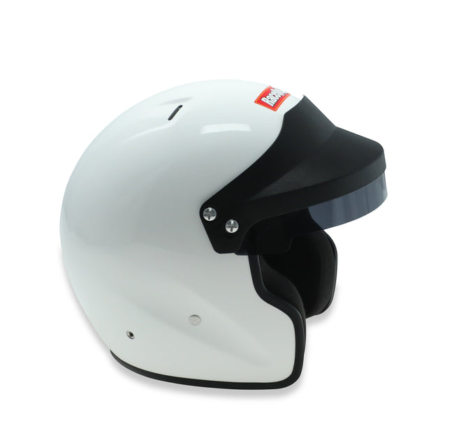 OF25 Open Face Helmet Gloss White - Medium<br>Universal