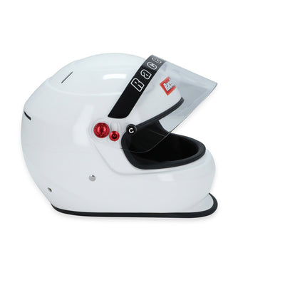 PRO20 Side Air Full Face Helmet Gloss White - Medium<br>Universal