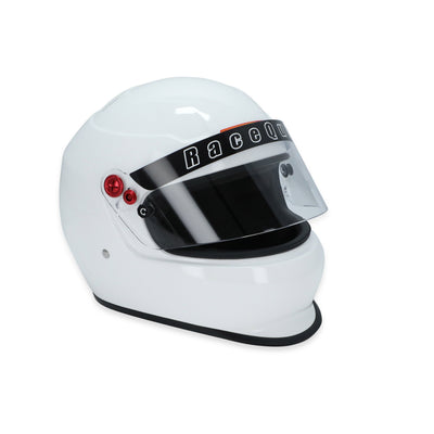 PRO20 Side Air Full Face Helmet Gloss White - Medium<br>Universal