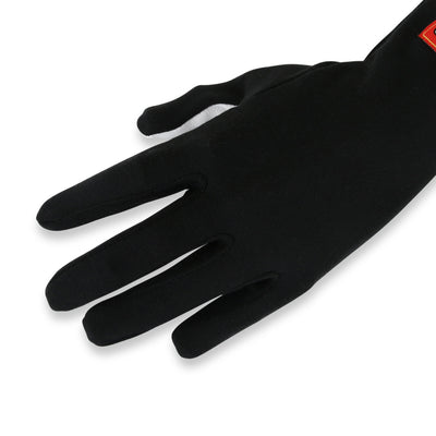 Non-SFI Black w/White Palm Nomex Race Gloves - Medium<br>Universal