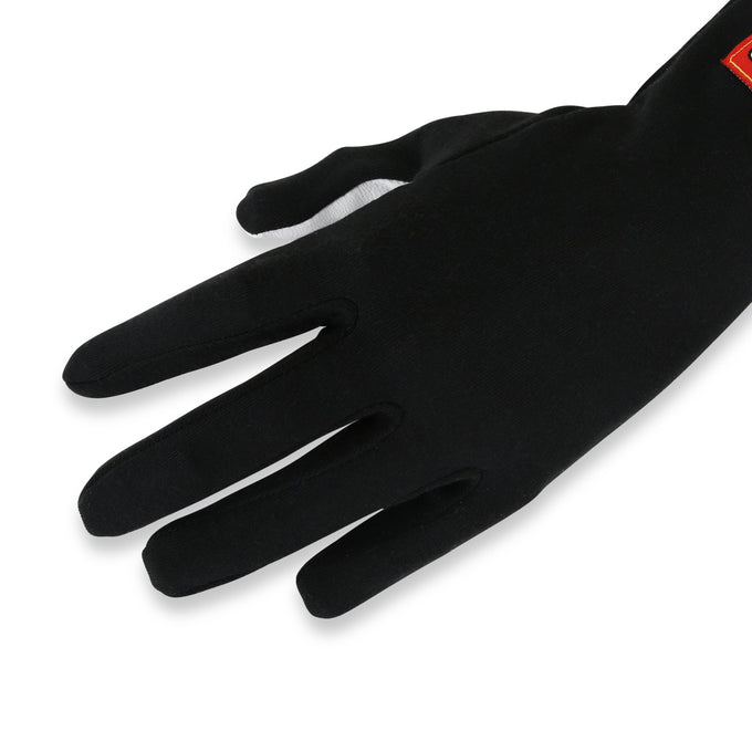 Non-SFI Black w/White Palm Nomex Race Gloves - XL<br>Universal