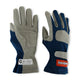 SFI 3.3/1 Blue / Gray Nomex Race Gloves - Medium Blue<br>Universal