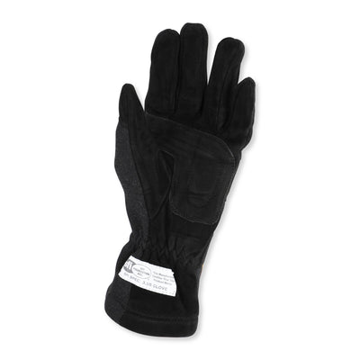 SFI 3.3/5 Black Short Gauntlet Nomex Race Gloves - XS<br>Universal
