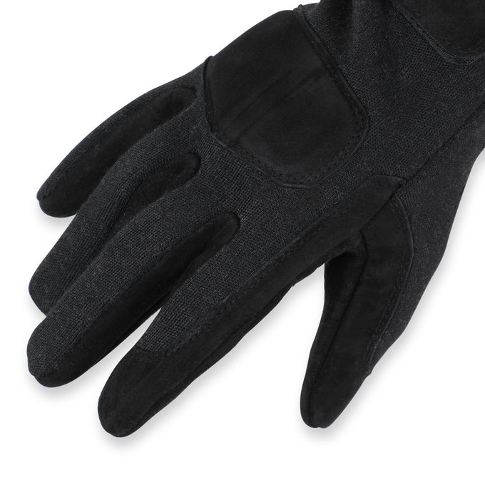 SFI 3.3/5 Black Short Gauntlet Nomex Race Gloves - S<br>Universal
