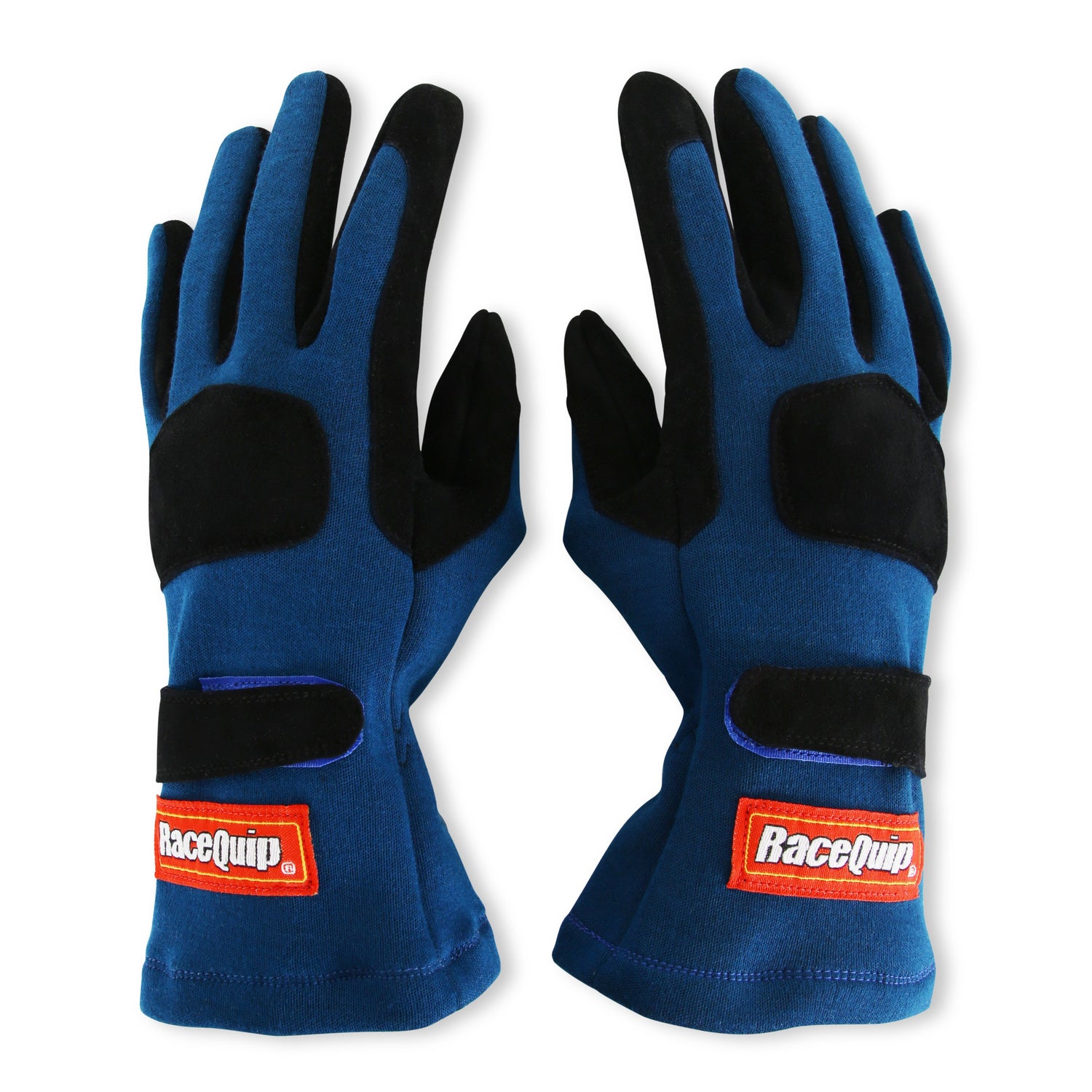 SFI 3.3/5 Blue/Black Short Gauntlet Race Gloves - Small<br>Universal
