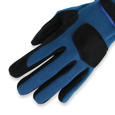 SFI 3.3/5 Blue/Black Short Gauntlet Race Gloves - Small<br>Universal