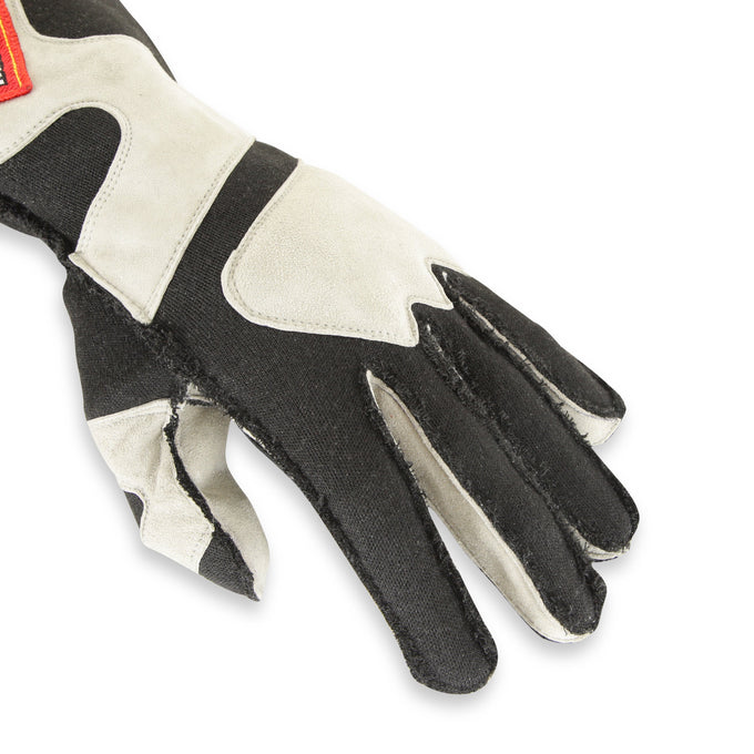 SFI 3.3/5 Black/Gray Outseam Short Gauntle Gloves - M<br>Universal