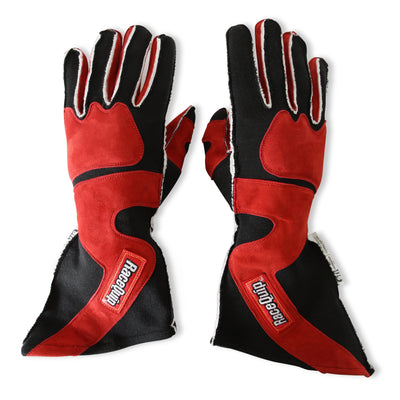 SFI 3.3/5 Red/Black Outseam Long Gauntlet Gloves - S<br>Universal