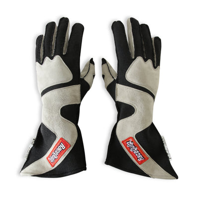 SFI 3.3/5 Black/Gray Outseam Long Gauntlet Gloves - L<br>Universal