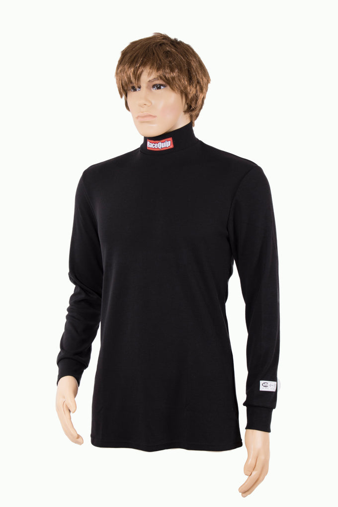 SFI3.3 Base Layers Fire Retardant Shirt Black - 2XL<br>Universal