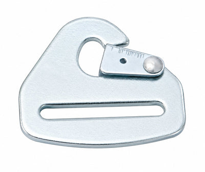 Seat Belt Mounting Hardware - Snap Hook End<br>Zinc Plated - 2 in.