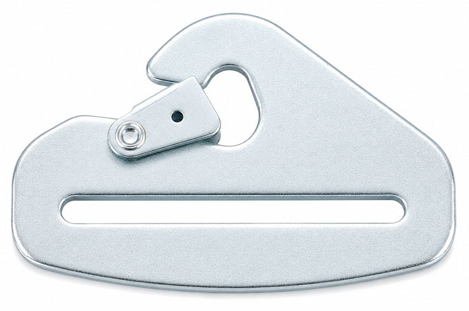 Seat Belt Mounting Hardware - Snap Hook End<br>Zinc Plated 3 in.