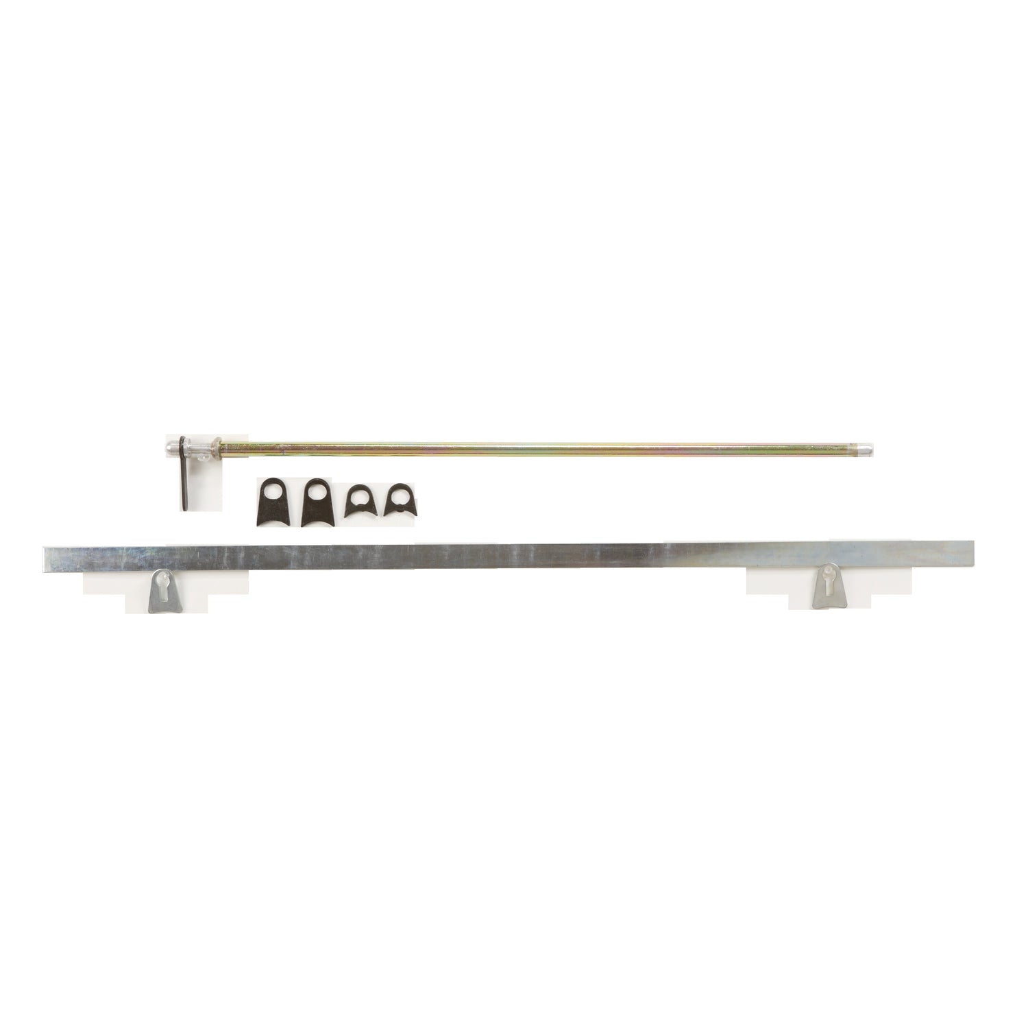 Window Net Mounting Kit<br>19.5 in. Round Top Bar - 35 in. Flat Bottom Bar