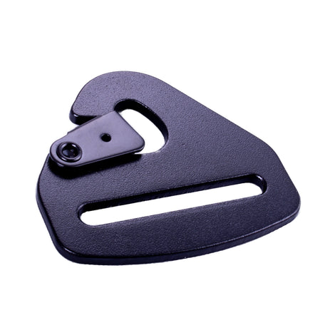 Seat Belt Mounting Hardware - Snap Hook End<br>Black - 2 in.
