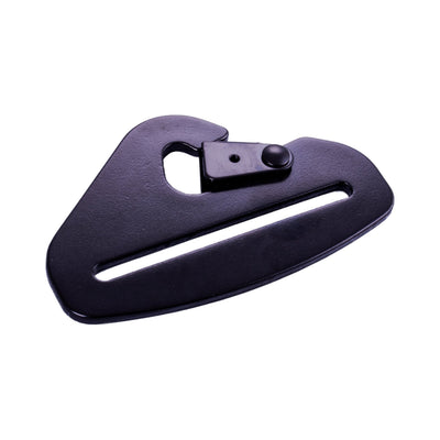 Seat Belt Mounting Hardware - Snap Hook End<br>Black - 3 in.