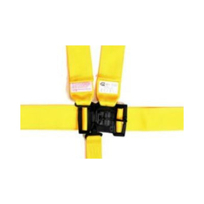 Latch & Link 5 Point Harness Set<br>Yellow - 3 in. Lap and Shoulder - 2 in. Sub