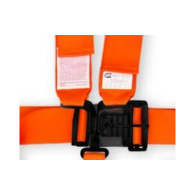 Latch & Link 5 Point Harness Set Orange<br>3 in. Lap and Shoulder - 2 in. Sub