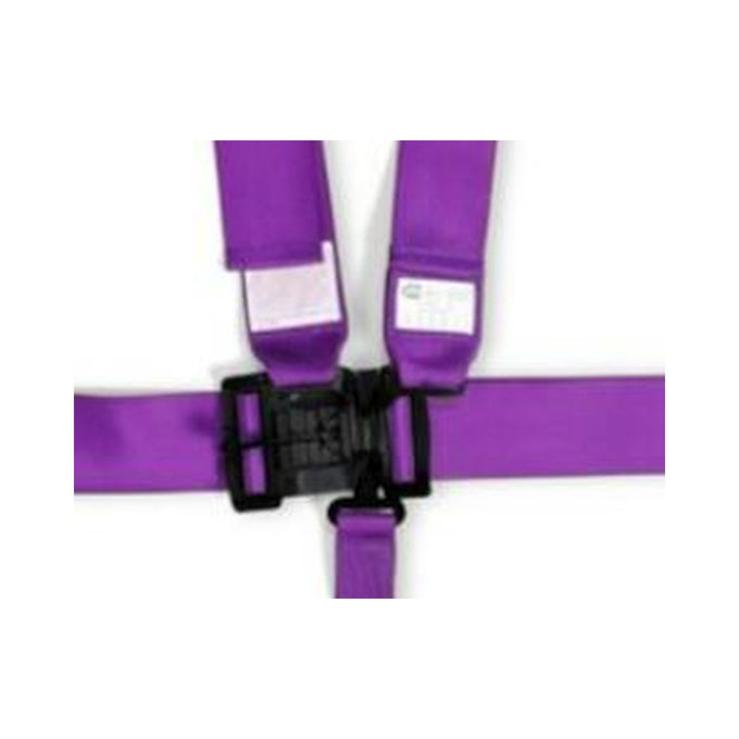Latch & Link 5 Point Harness Set<br>Purple 3 in. Lap and Shoulder - 2 in. Sub