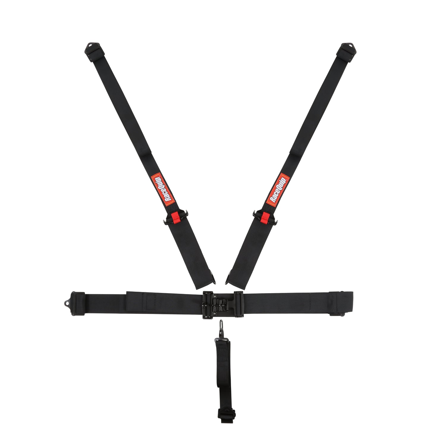 Latch & Link HANS 5 Point Harness Set<br>Black - 3 in. Lap - 3 in. to 2 in. Shoulder - 2 in. Sub